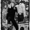 Also part of MoMA's 'Looking at Music,' this photo by Laura Levine of Tina Weymouth and Grandmaster Flash, from 1981. 